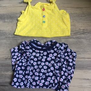 2 pcs from carters 6 months